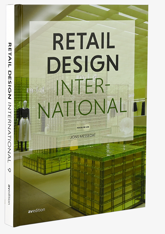 Retail Design International Volume 9 Buch in 3D Ansicht.