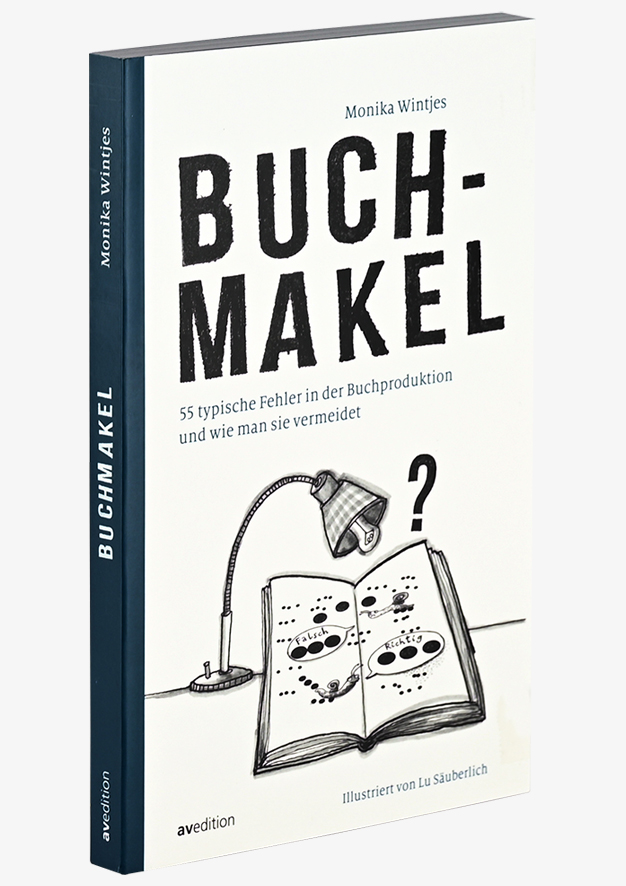 Buch in 3D-Ansicht mit dunkelblauem Rücken.